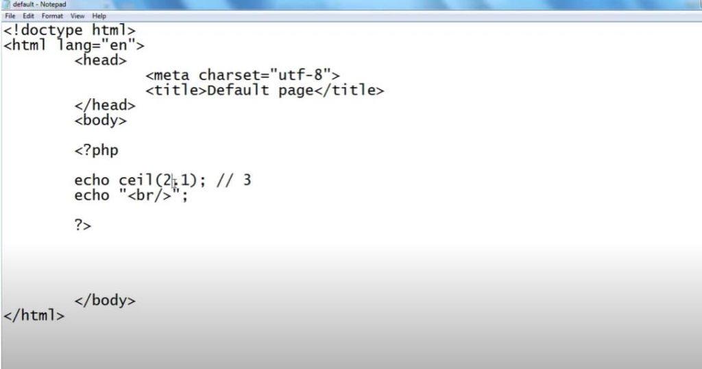 На фото изображено окно редактора Notepad.