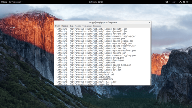 Как установить android studio на linux