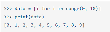 Генератор списков Python