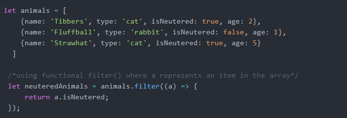 Использование map, reduce и filter