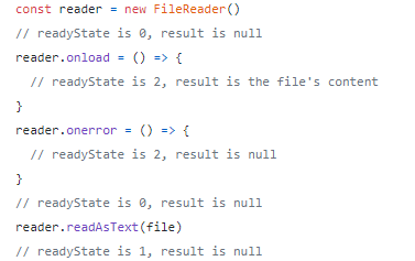 Чтение файлов в Javascript с помощью API