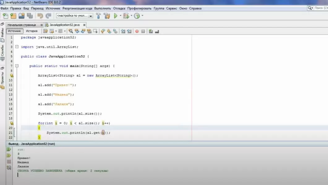 На фото изображено окно программы NetBeans.